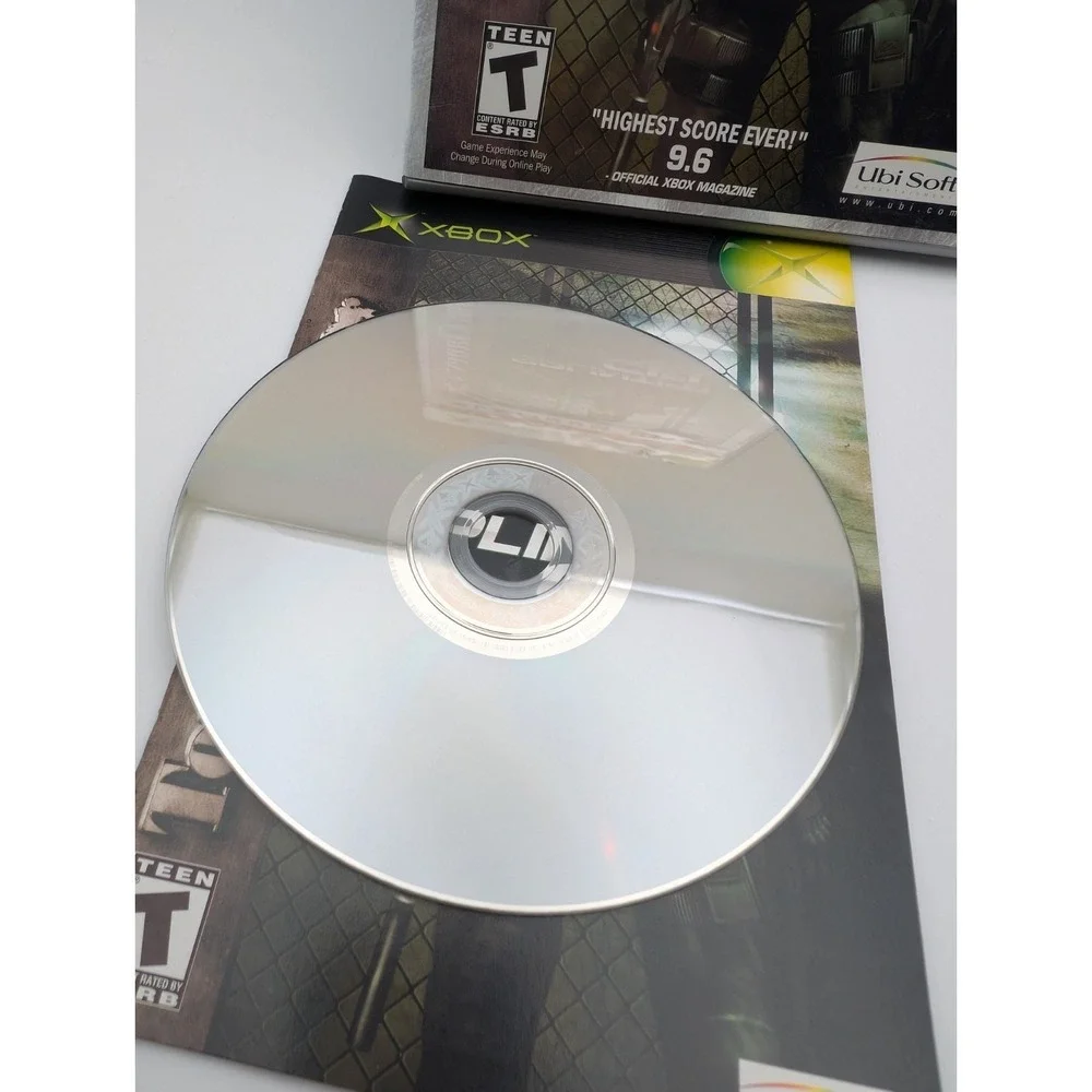 Tom Clancy's Splinter Cell (Microsoft Xbox, 2002) Near Mint Disc Complete Tested